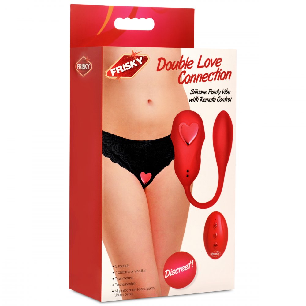 Double Love Connection Panty Vibe with Remote